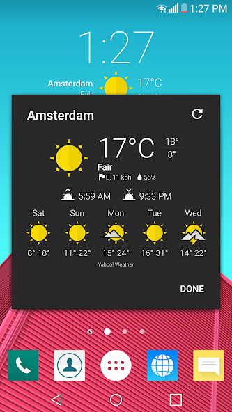 FORMM theme for Chronus Weather Icons