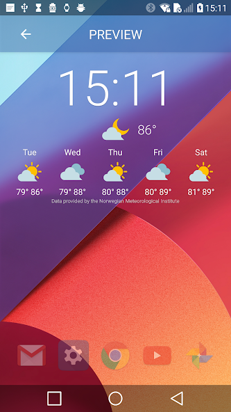 UX 6 G6 Chronus Weather Icons