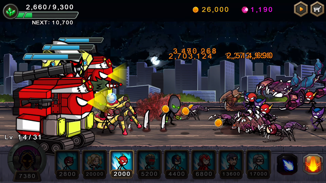 HERO WARS SuperStickmanDefense 