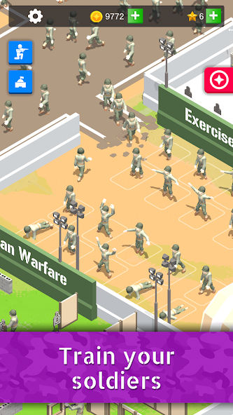 Idle Army Base: Tycoon Game 