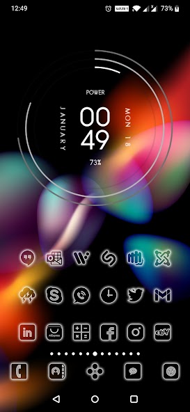 Neon-W Icon Pack