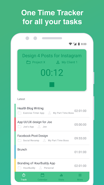 HourBuddy - Work Time Tracker