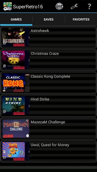 SuperRetro16 (SNES Emulator)