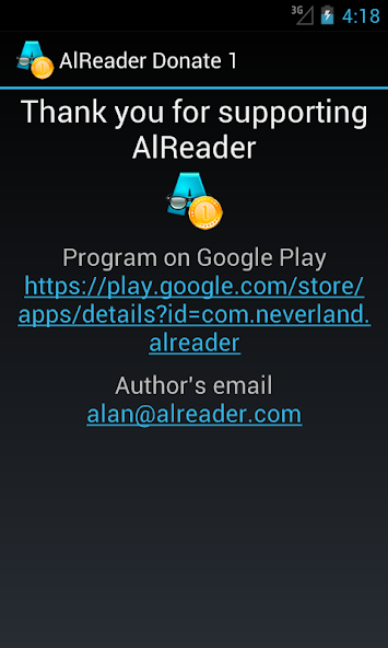 AlReader Donate 1