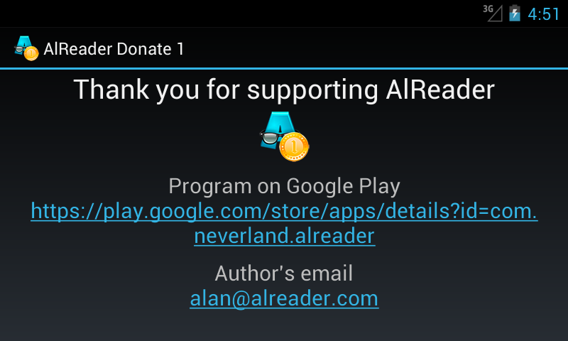 AlReader Donate 1