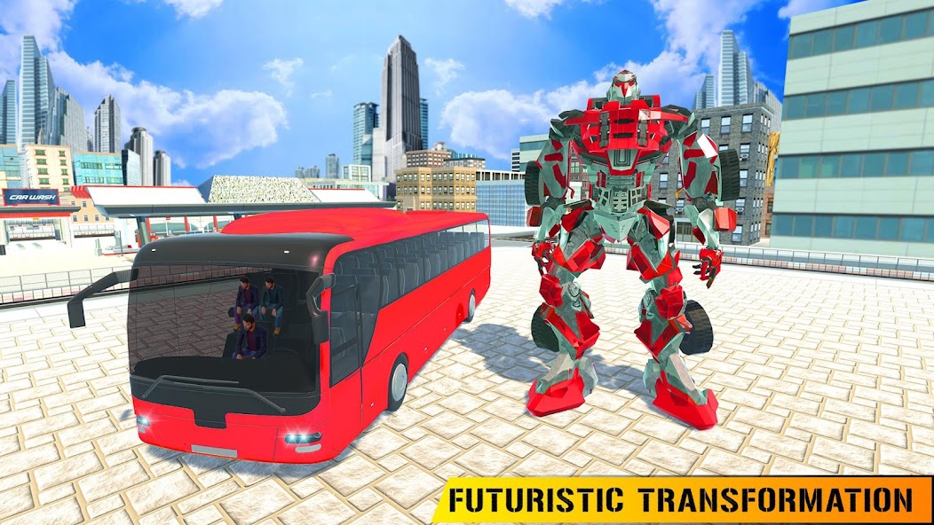 Real Bus Robot Transformation