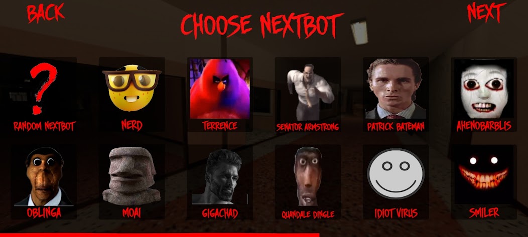 Nextbot in school backrooms 3