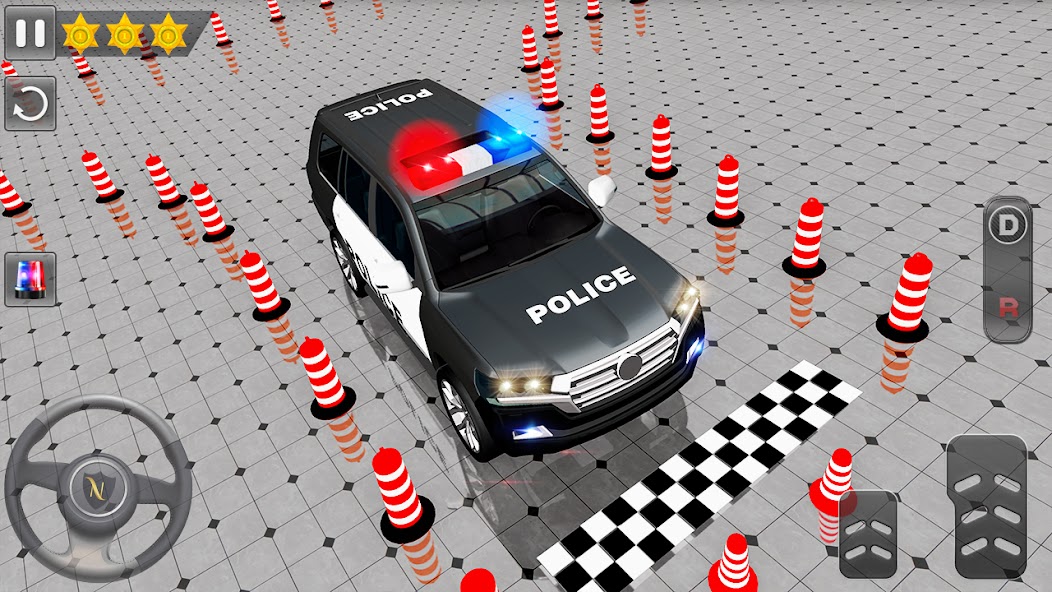 Modern Police Car Parking Game 