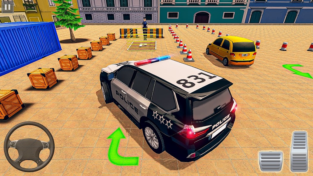 Modern Police Car Parking Game 