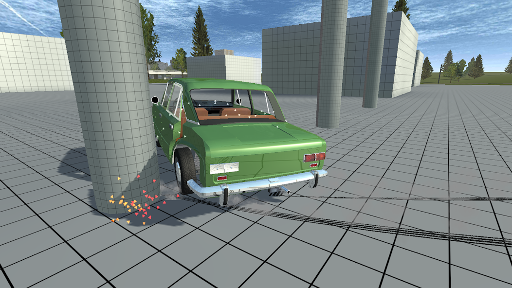 Simple Car Crash Physics Sim 