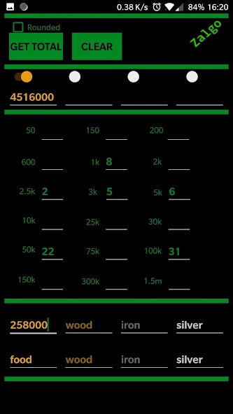 Game Calculator KOA