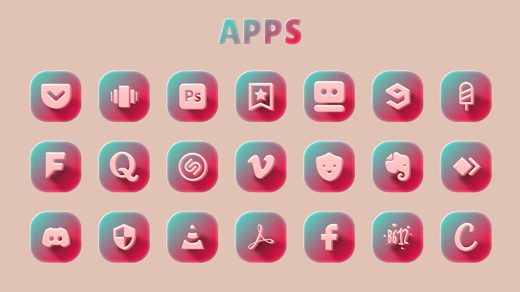 Mint Melon Icon Pack