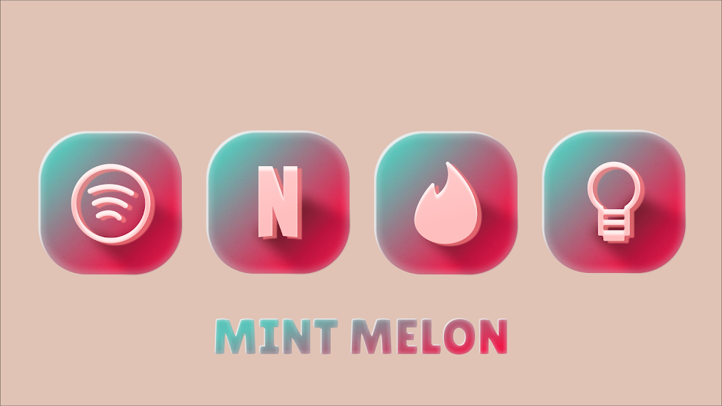 Mint Melon Icon Pack