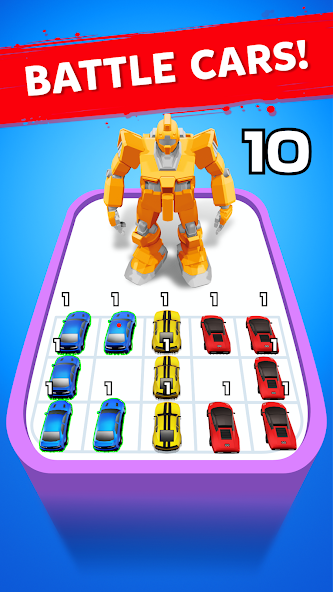 Robot Merge Master: Car Games 