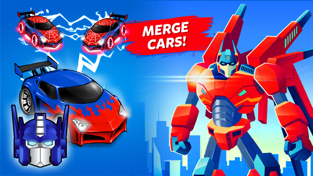 Robot Merge Master: Car Games 