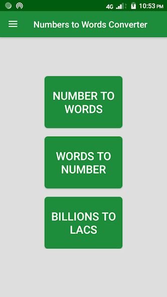 Numbers to Words Converter