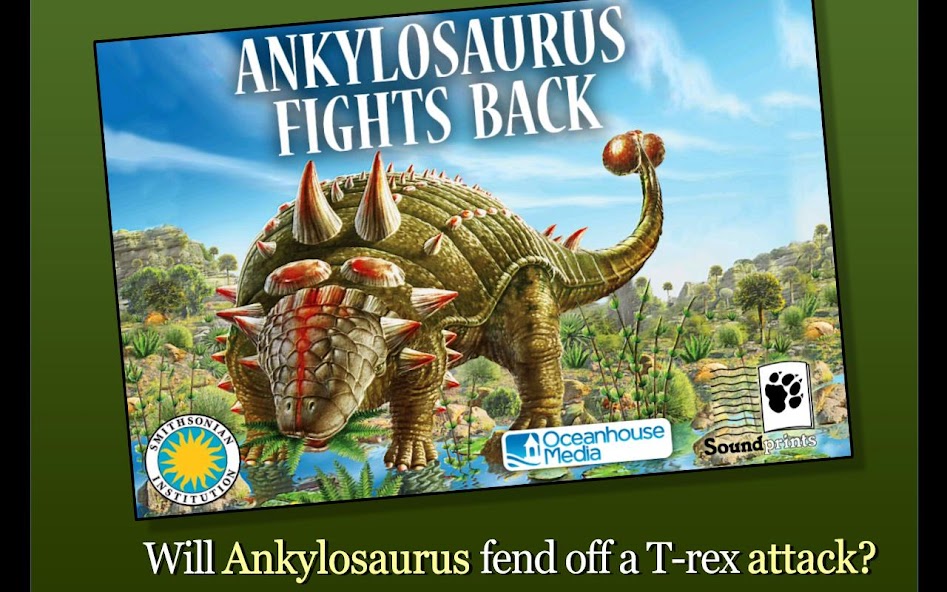 Ankylosaurus Fights Back