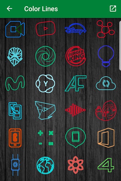 Color lines - Icon Pack