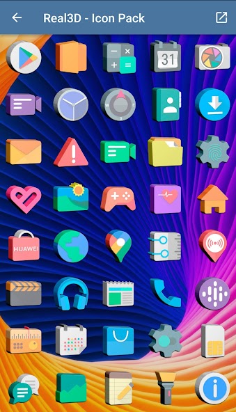 Real3D - Icon Pack