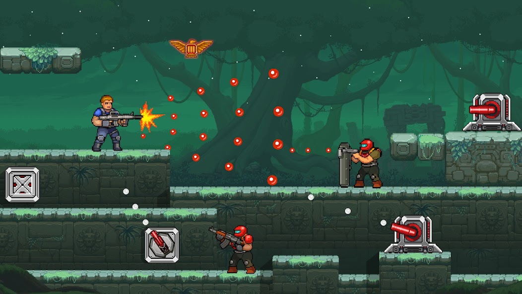 Gun Force Side-scrolling Game