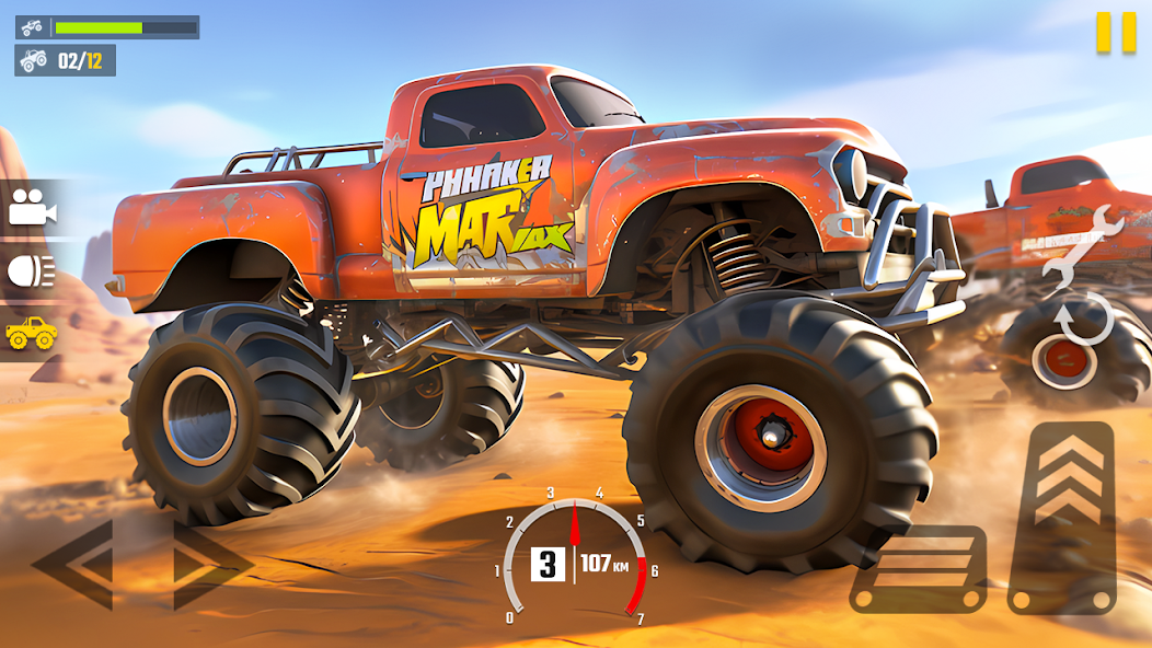 Fearless US Monster Truck Game 