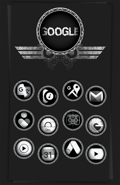 Black Army Diamond - Icon Pack