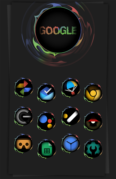 Black Army Omni - Icon Pack - Fresh dashboard