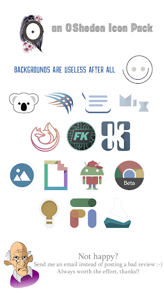 Distraction Free Icon Pack