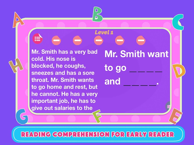 English Comprehension For Kids 