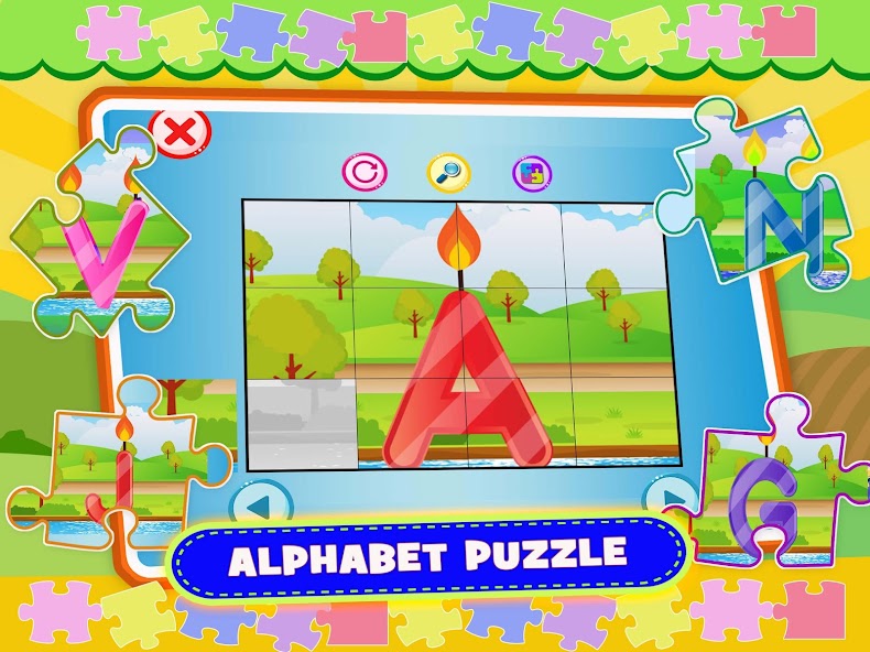 Learning ABC Jigsaw Puzzle Pro 