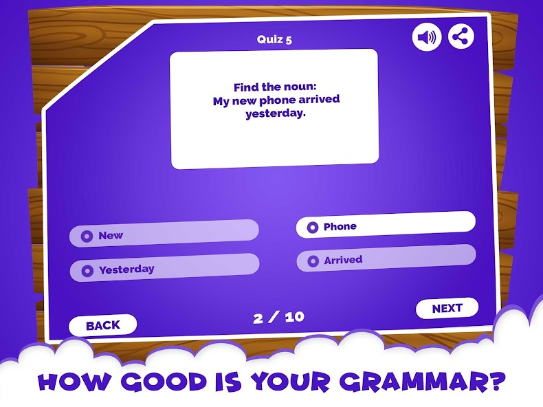 English Grammar Noun Quiz Kids 