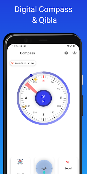 Compass app - Offline, Precise