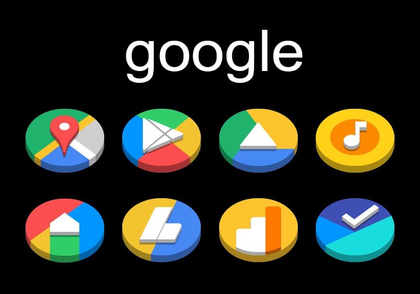 Dock Circle 3D - Icon Pack