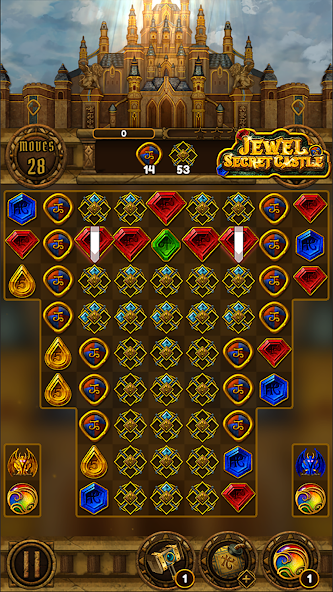 Jewel Secret Castle: Match 3 