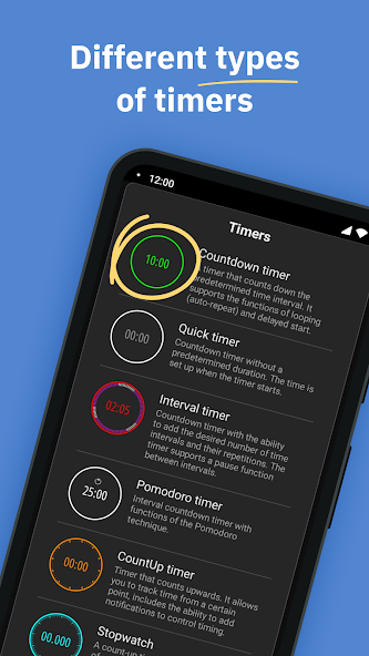 MultiTimer: Multiple timers