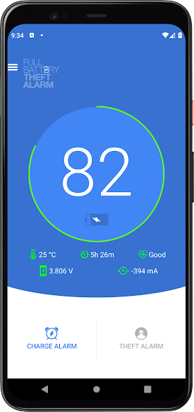 Full Battery & Theft Alarm