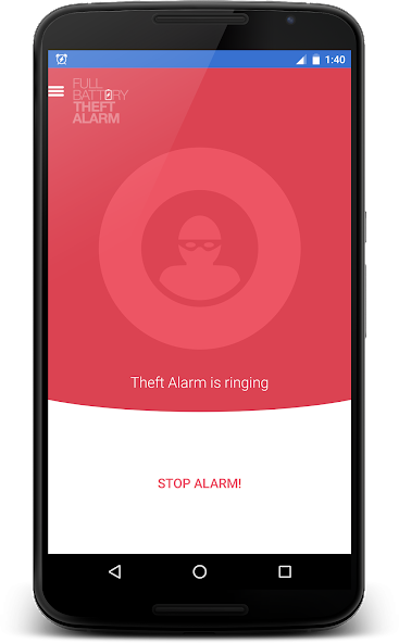 Full Battery & Theft Alarm