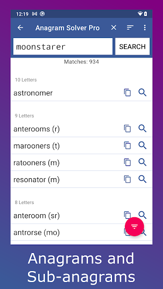 Anagram Solver Pro