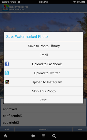 iWatermark Custom Watermarks