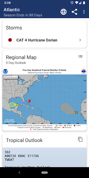 SeaStorm Hurricane Tracker