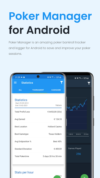 Poker Manager Bankroll Tracker