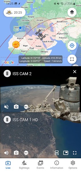 ISS on Live:Space Station Live