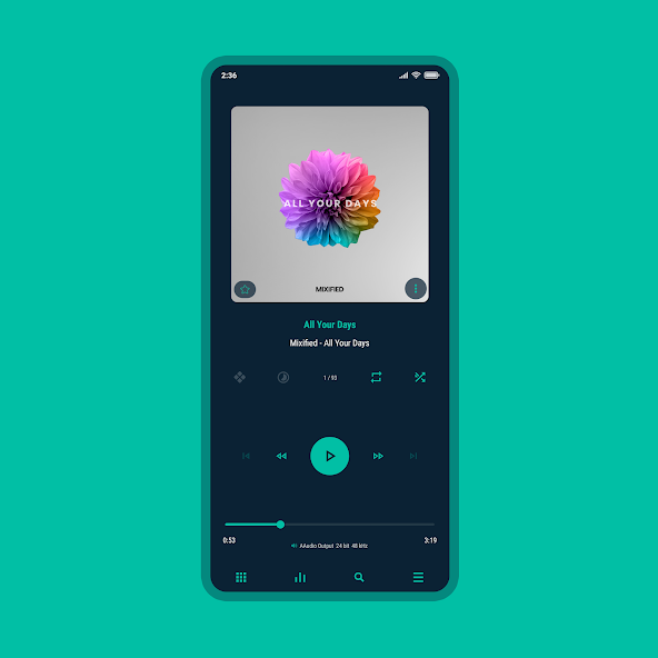 Aurora - Poweramp Skin