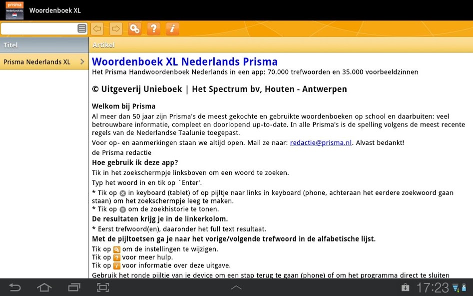 Woordenboek XL Nederlands