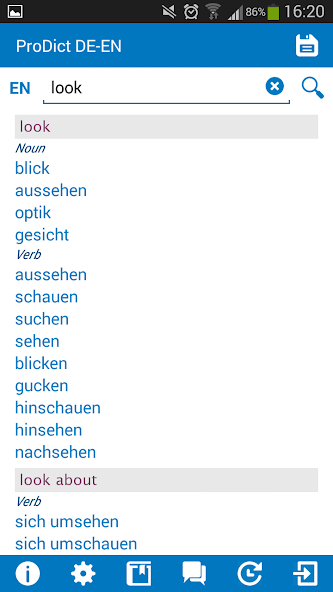 German English dictionary