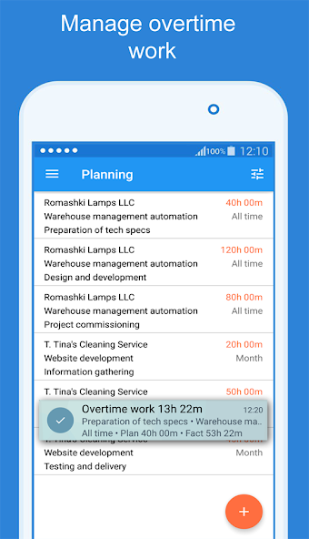 Trice - work time tracker app