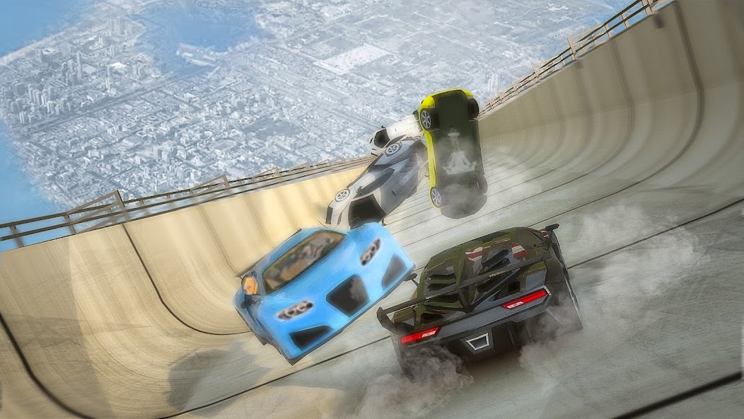 Mega Car Stunt Race 3D Game 