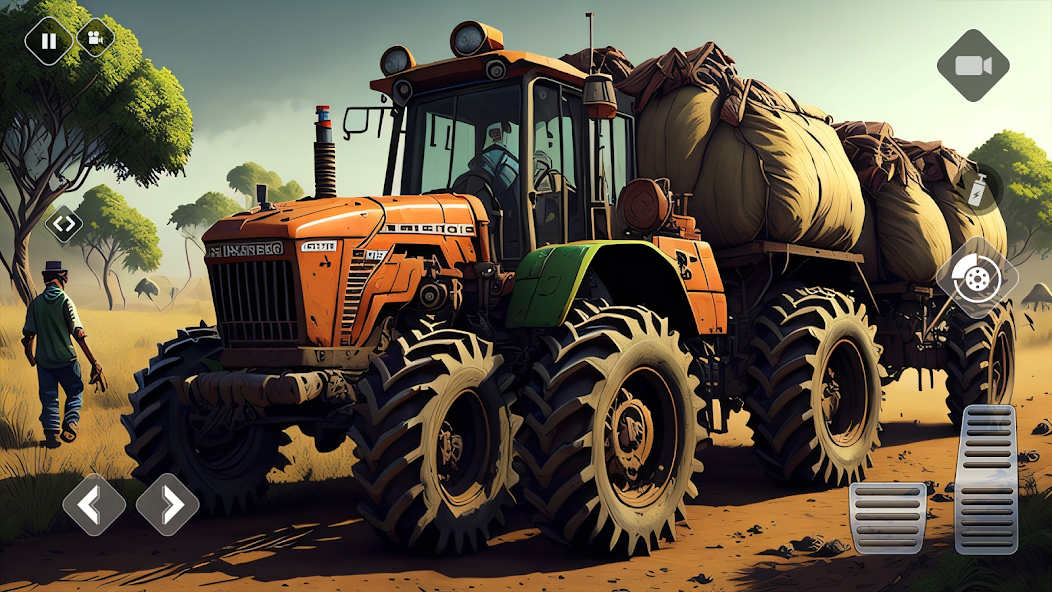 Tractor Driving Games: Farming 