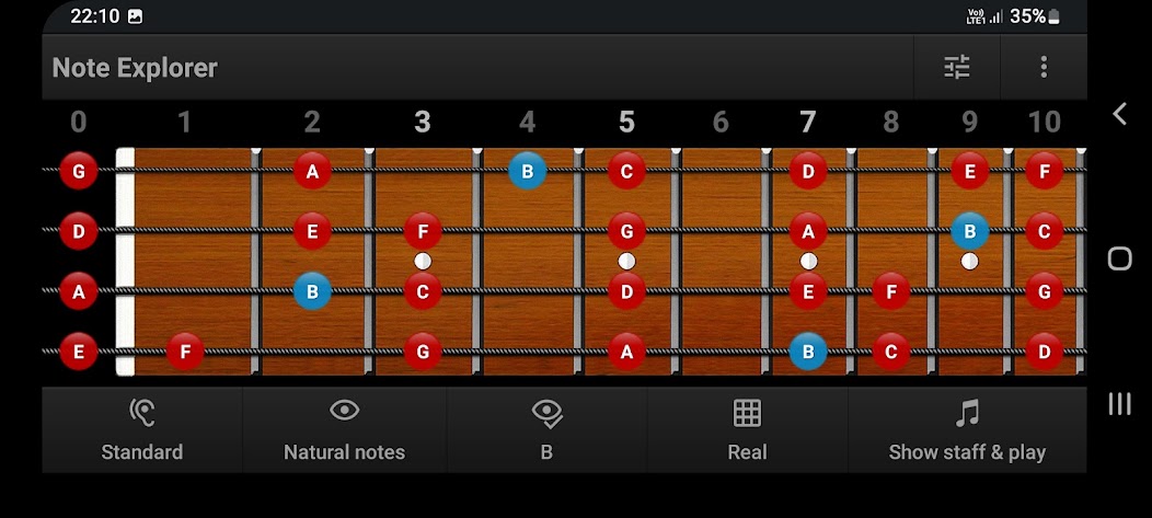 Bass Guitar Note Trainer