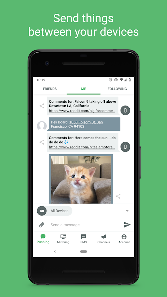 Pushbullet: SMS on PC and more